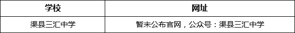 達(dá)州市渠縣三匯中學(xué)網(wǎng)址是什么？