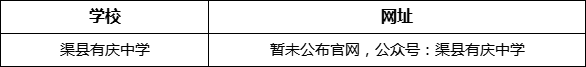 達州市渠縣有慶中學網(wǎng)址是什么？