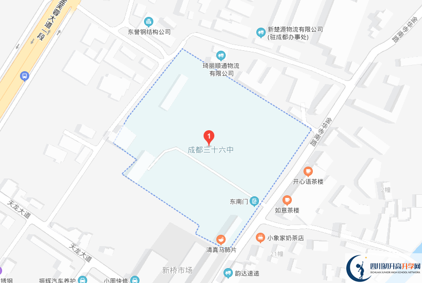 成都36中學(xué)的地址在哪里？